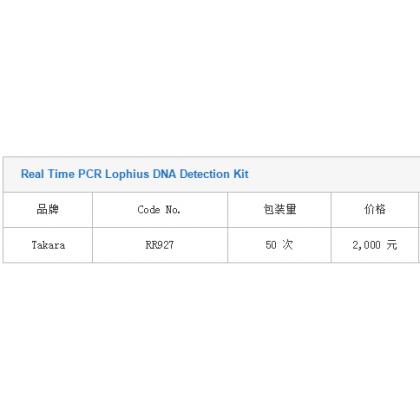 Real Time PCR Lophius DNA Detection Kit