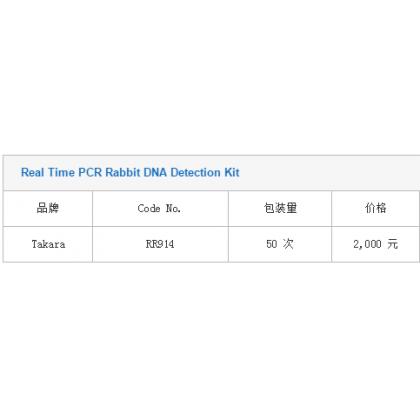 Real Time PCR Rabbit DNA Detection Kit