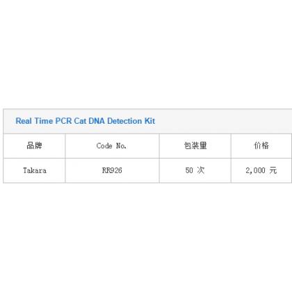 Real Time PCR Cat DNA Detection Kit