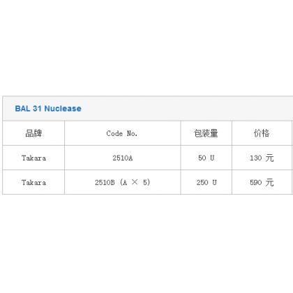 BAL 31 Nuclease